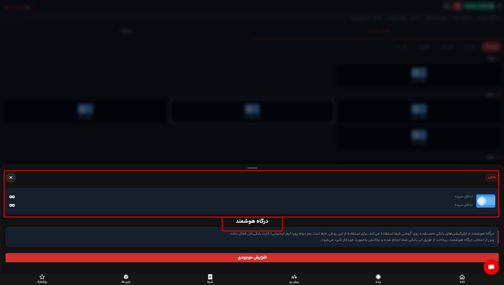 روش‌ های شارژ و افزایش موجودی WinstonBet